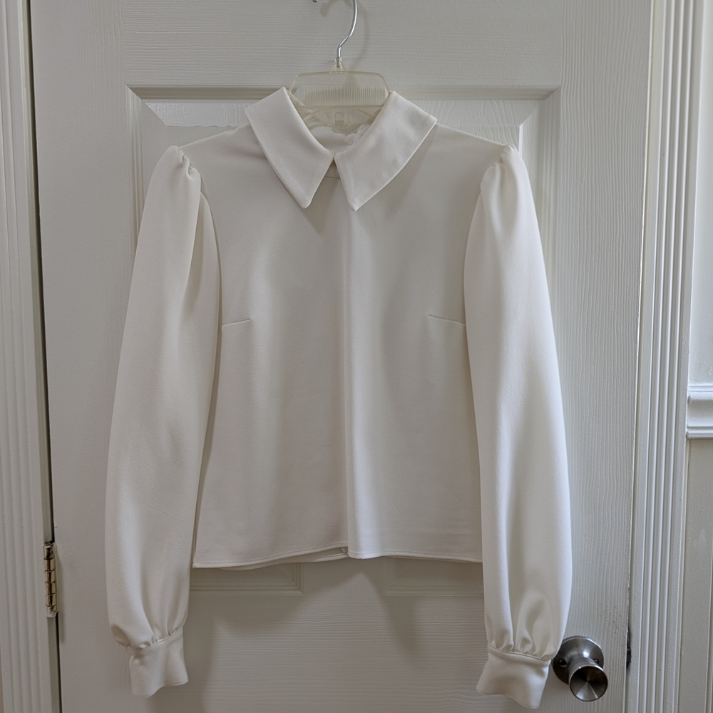 Chic Cream Women's Blouse